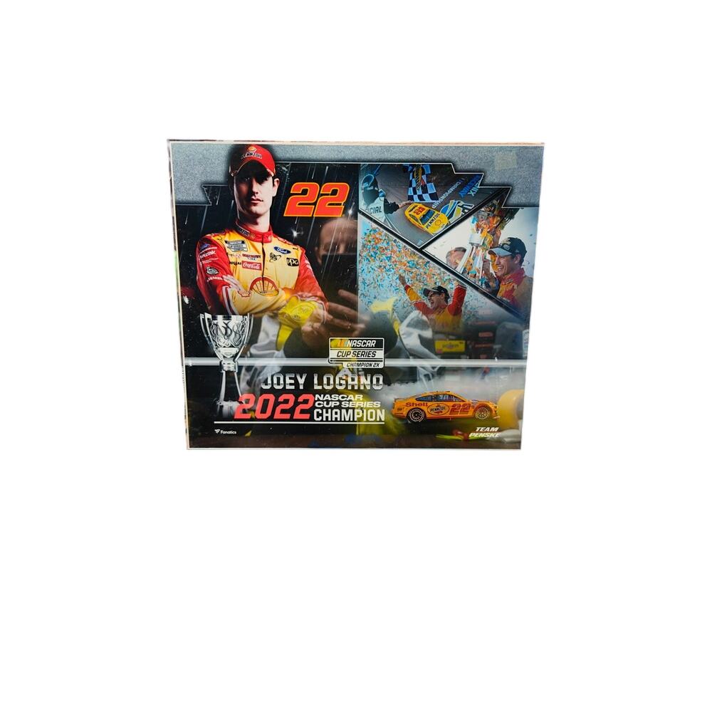 Joey Logano 2022 NASCAR Cup Series Champion Fanatics Sublimated Plaque